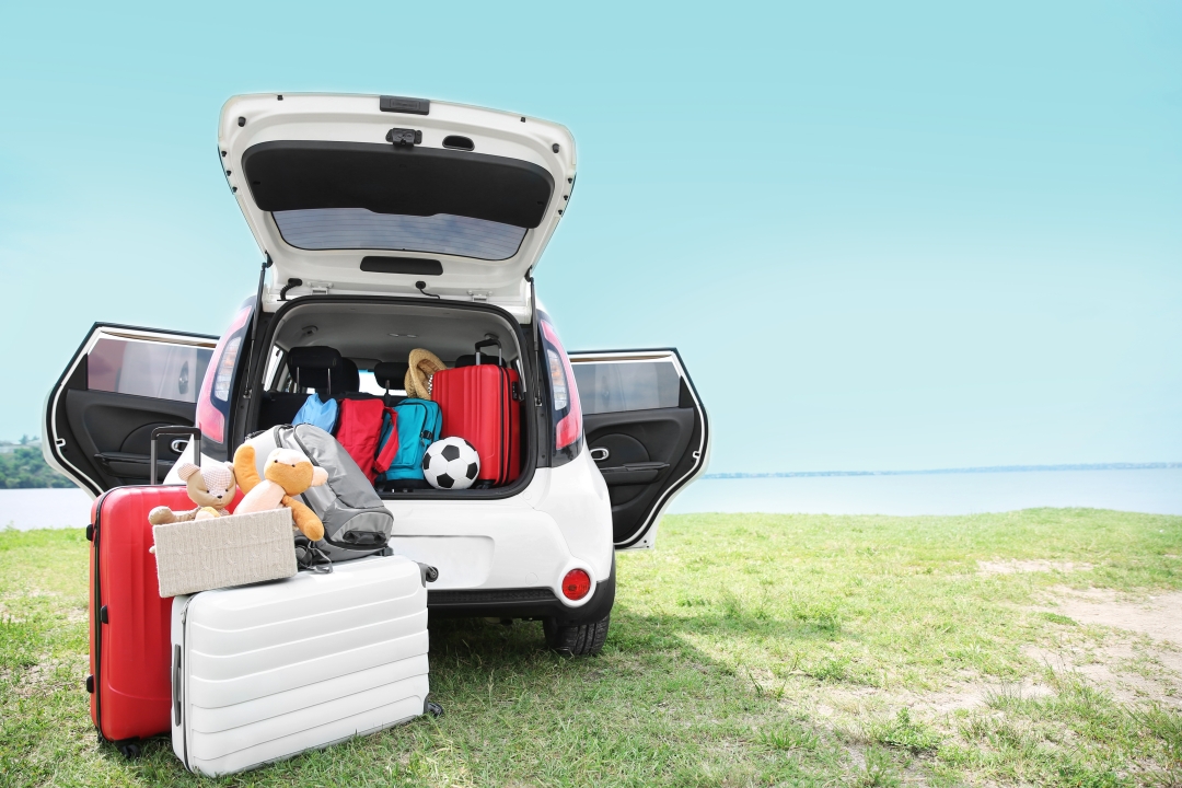 Auto wichtig beladen